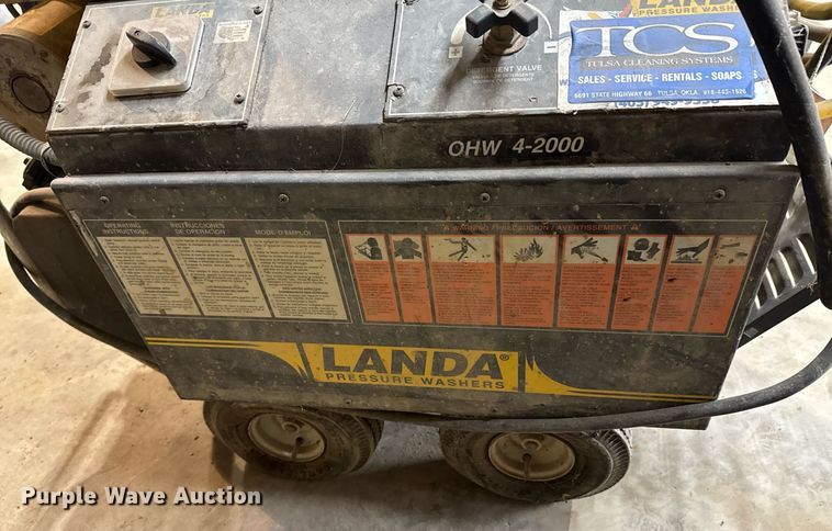 image for item DU9317 Landa OHW4-2000 hot pressure washer