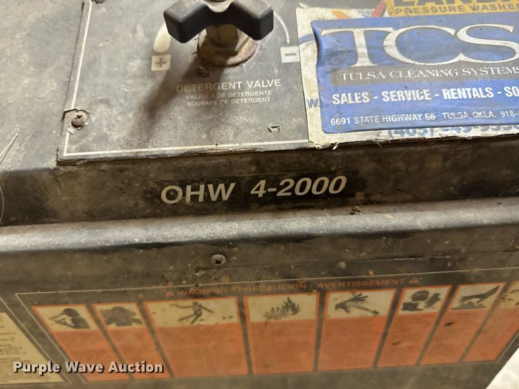 image for item DU9317 Landa OHW4-2000 hot pressure washer