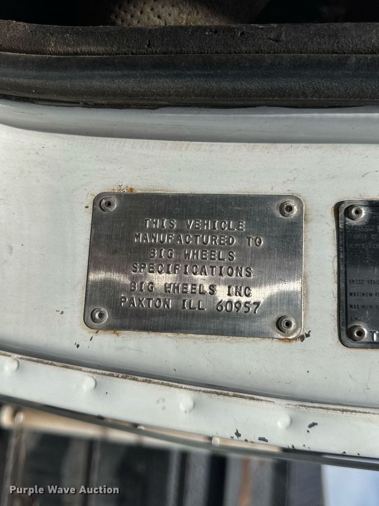 image for item DV4145 Big Wheels applicator truck