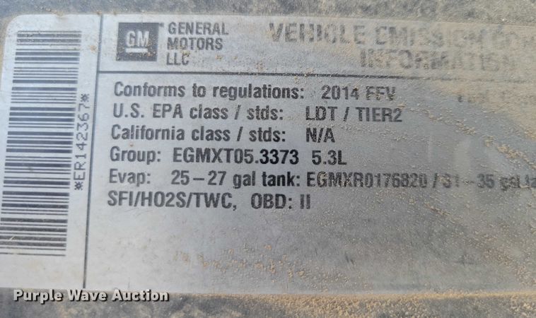 image for item DX7146 2014 Chevrolet Suburban SUV