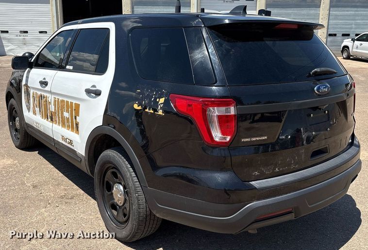 image for item DX8002 2019 Ford Explorer Police Interceptor SUV