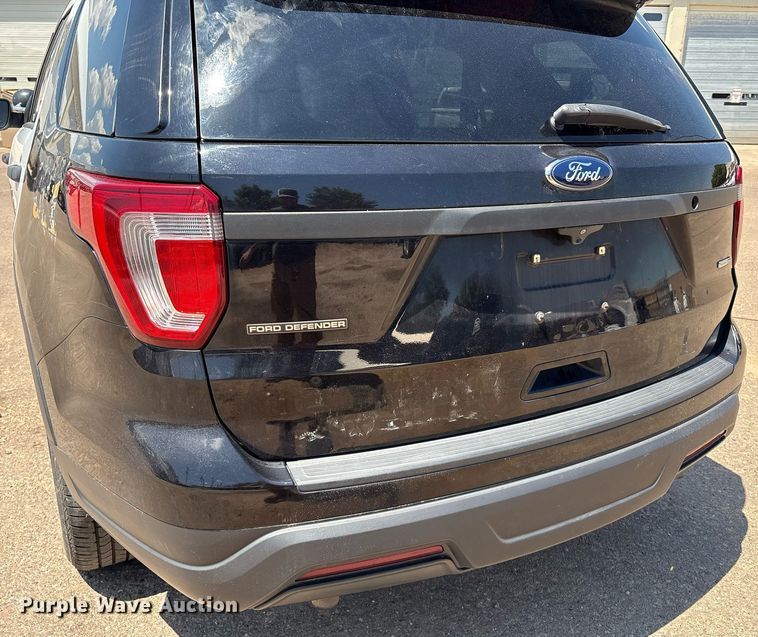 image for item DX8002 2019 Ford Explorer Police Interceptor SUV