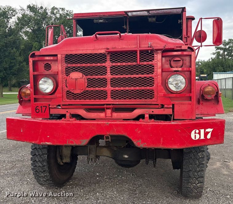 image for item DY0747 1985 AM General M923 flatbed truck