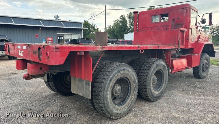 image for item DY0747 1985 AM General M923 flatbed truck