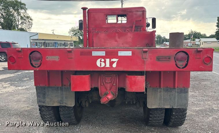 image for item DY0747 1985 AM General M923 flatbed truck