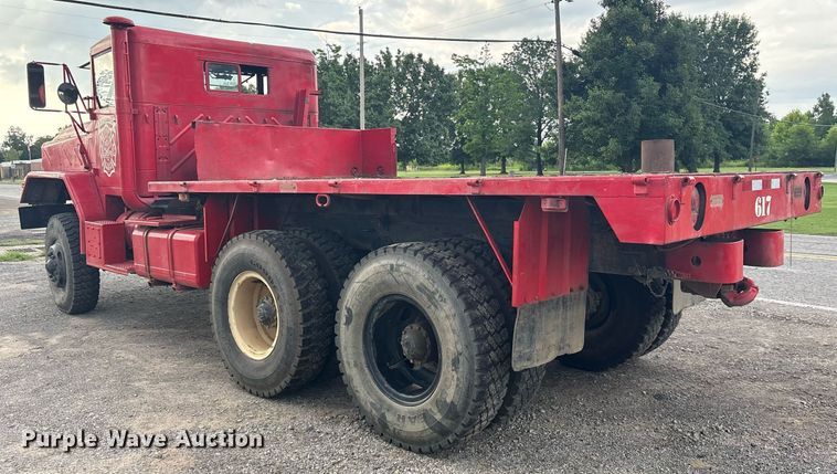 image for item DY0747 1985 AM General M923 flatbed truck