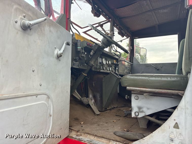 image for item DY0747 1985 AM General M923 flatbed truck