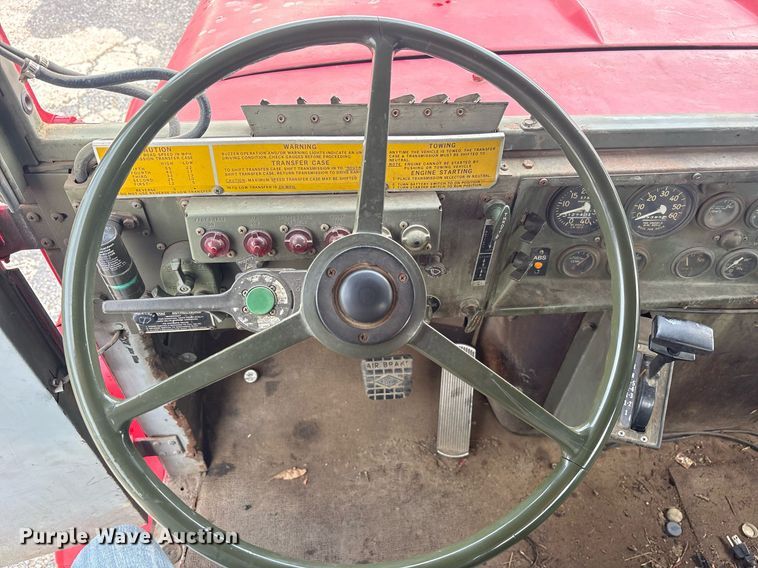 image for item DY0747 1985 AM General M923 flatbed truck