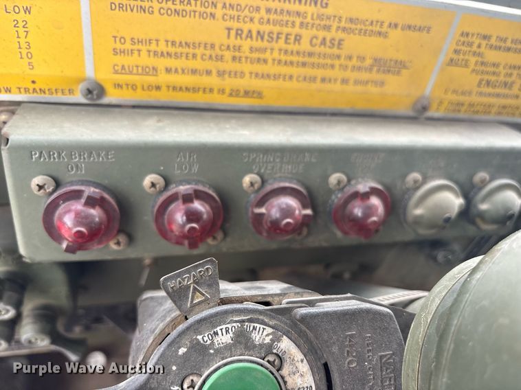 image for item DY0747 1985 AM General M923 flatbed truck