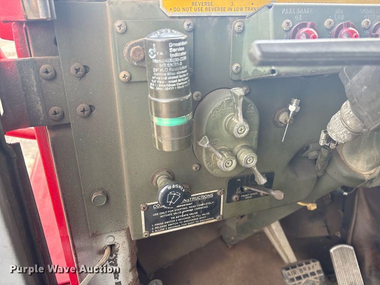 image for item DY0747 1985 AM General M923 flatbed truck