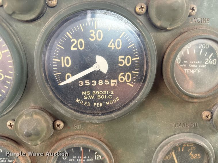 image for item DY0747 1985 AM General M923 flatbed truck