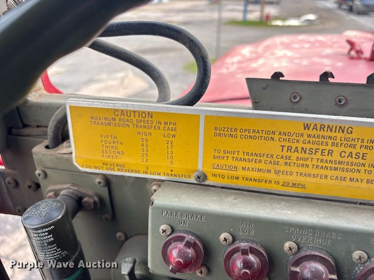 image for item DY0747 1985 AM General M923 flatbed truck