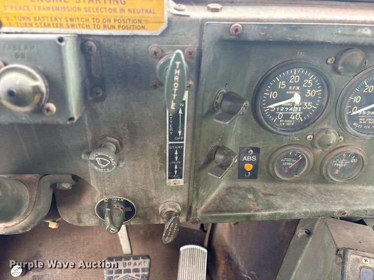 image for item DY0747 1985 AM General M923 flatbed truck