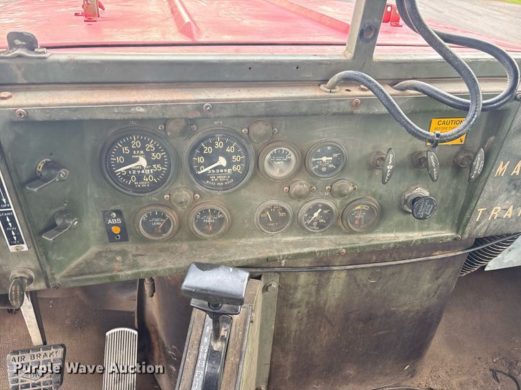 image for item DY0747 1985 AM General M923 flatbed truck