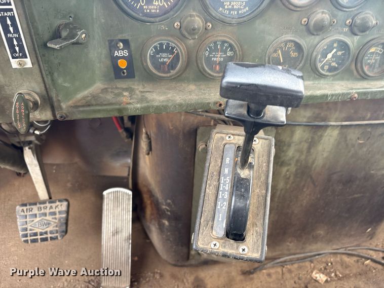 image for item DY0747 1985 AM General M923 flatbed truck