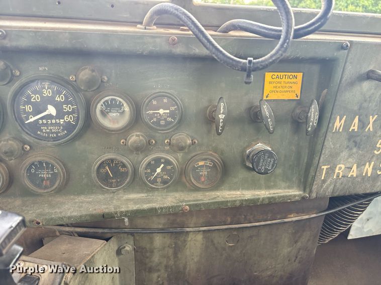 image for item DY0747 1985 AM General M923 flatbed truck