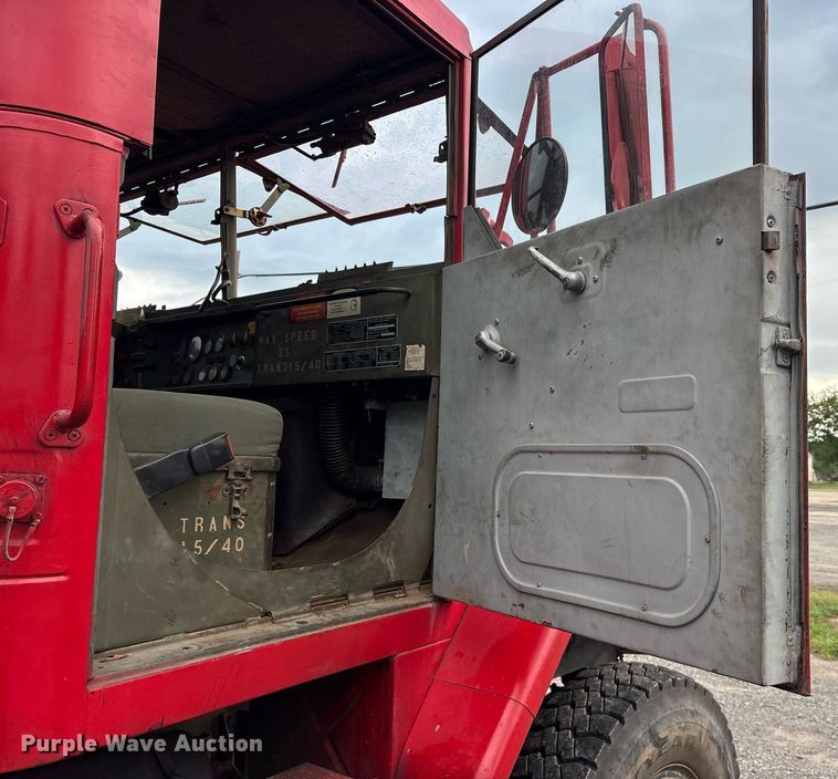 image for item DY0747 1985 AM General M923 flatbed truck