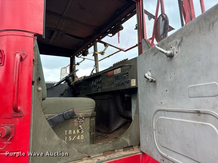 image for item DY0747 1985 AM General M923 flatbed truck