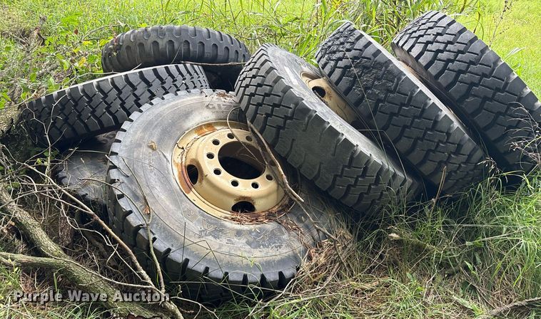 image for item DY0748 (8) 11.00R20 tires 