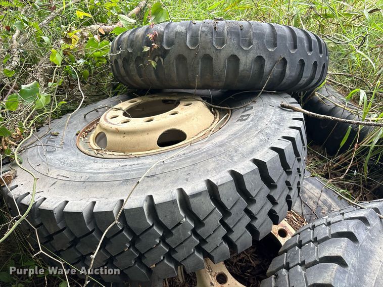 image for item DY0748 (8) 11.00R20 tires 