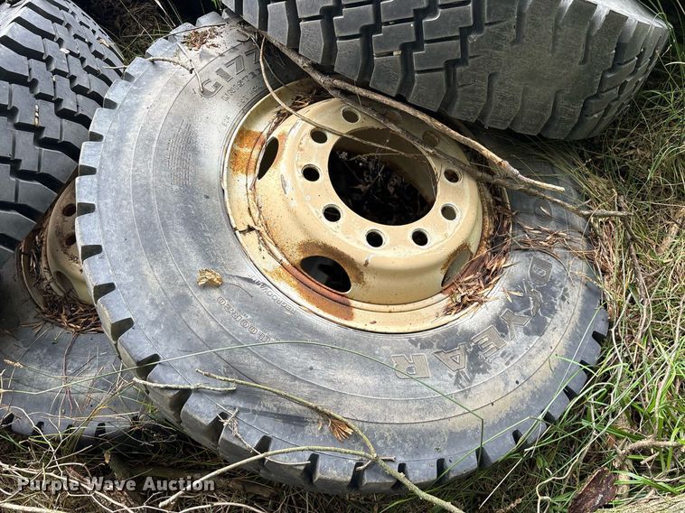 image for item DY0748 (8) 11.00R20 tires 