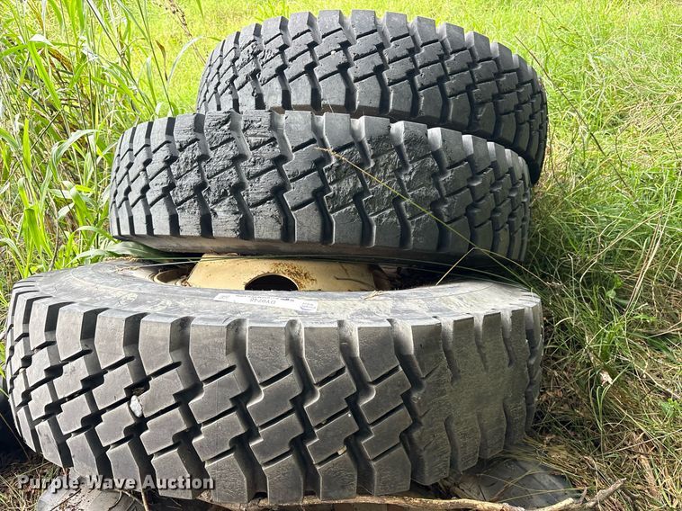 image for item DY0748 (8) 11.00R20 tires 