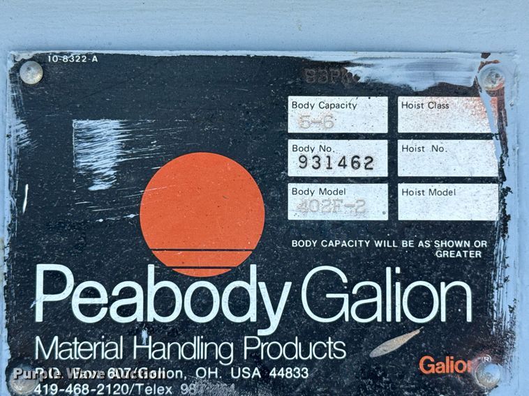 image for item DZ8663 1990 Ford F700 dump truck