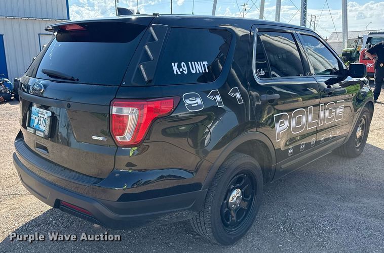 image for item DZ8665 2018 Ford Explorer Police Interceptor SUV