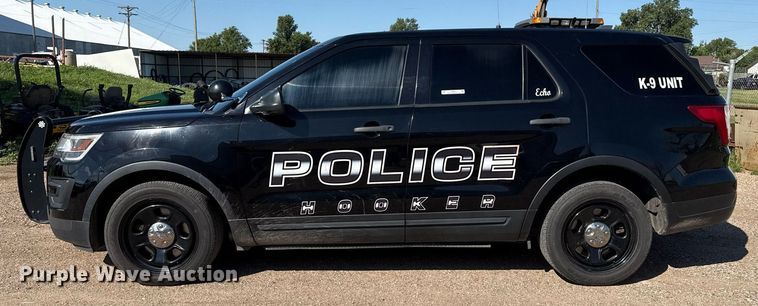 image for item DZ8665 2018 Ford Explorer Police Interceptor SUV