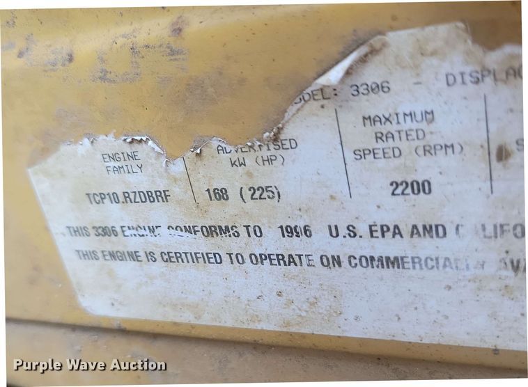 image for item EA2448 1996 Caterpillar 140H motor grader