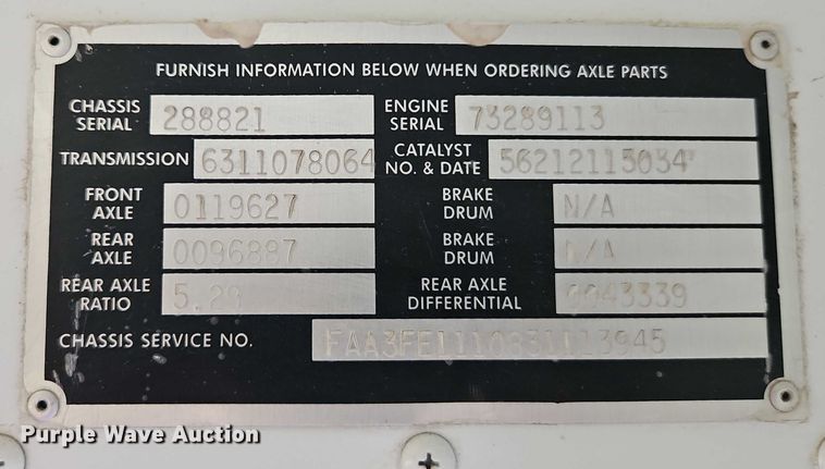 image for item EB8160 2013 Blue Bird All American  school bus