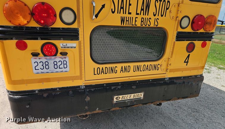 image for item EB8162 2009 Blue Bird All American school bus