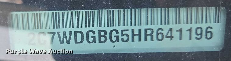 image for item EC4326 2017 Dodge Grand Caravan handicap accessible van
