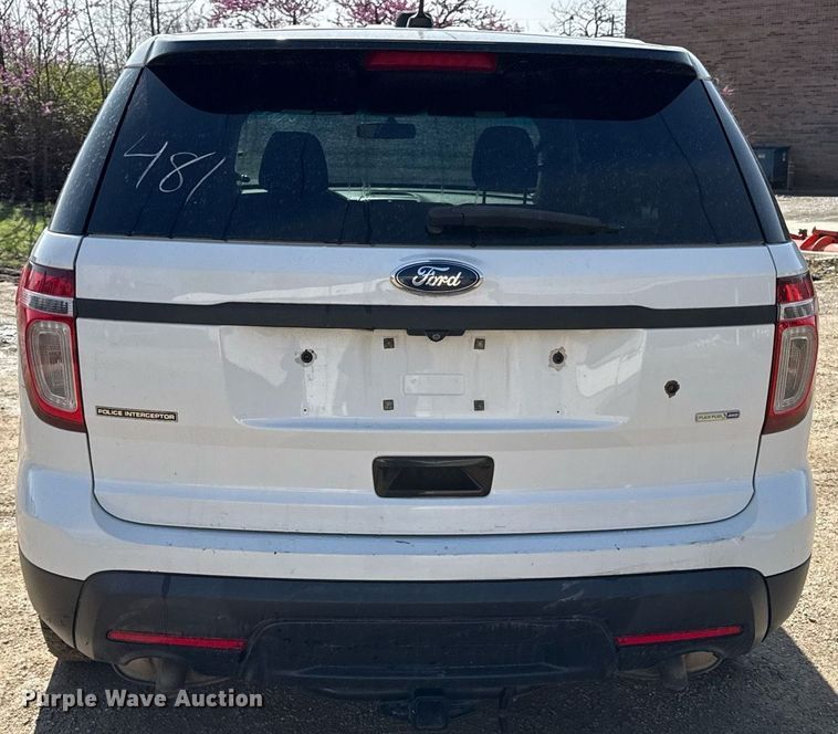 image for item ED4147 2014 Ford Explorer Police Interceptor SUV