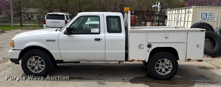 image for item ED4195 2007 Ford Ranger XLT SuperCab utility bed pickup truck