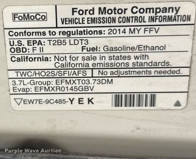 image for item ED4196 2014 Ford Explorer Police Interceptor SUV