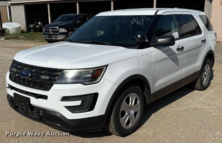 image for item ED4302 2017 Ford Explorer Police Interceptor SUV