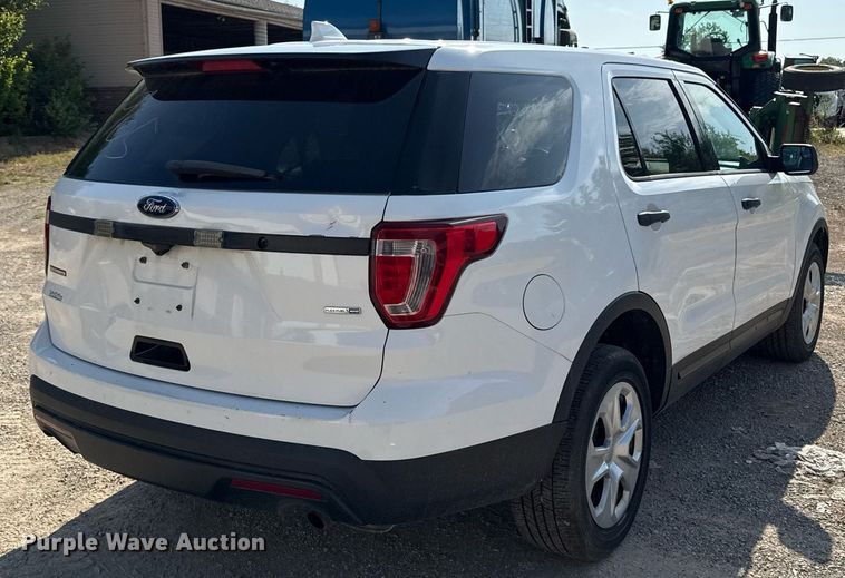 image for item ED4302 2017 Ford Explorer Police Interceptor SUV