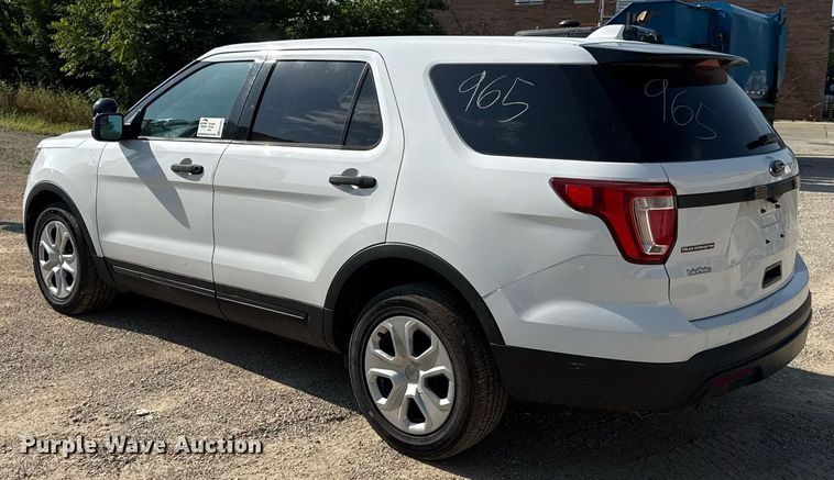 image for item ED4302 2017 Ford Explorer Police Interceptor SUV