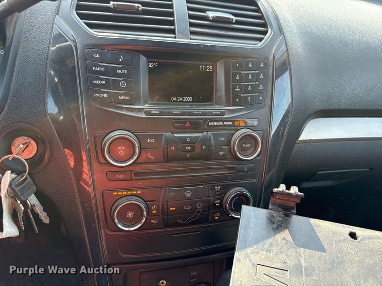 image for item ED4302 2017 Ford Explorer Police Interceptor SUV