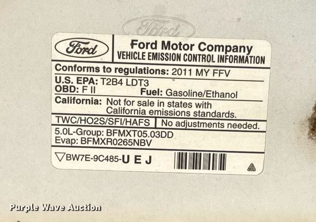 image for item ED4303 2011 Ford F150 pickup truck