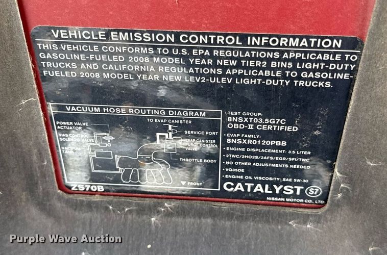 image for item ED4308 2008 Nissan Quest van