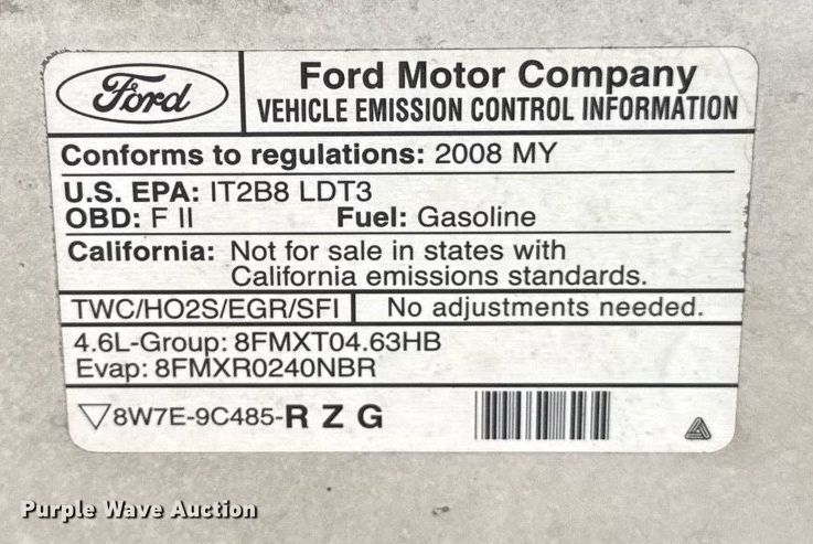 image for item ED4310 2008 Ford F150 pickup truck