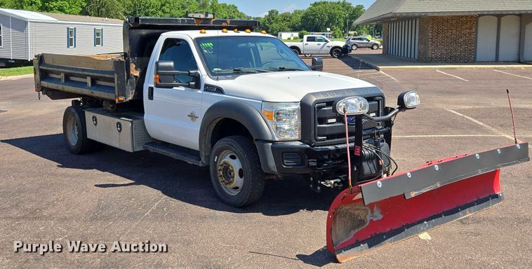 image for item EF1620 2014 Ford F450 Super Duty XL dump truck