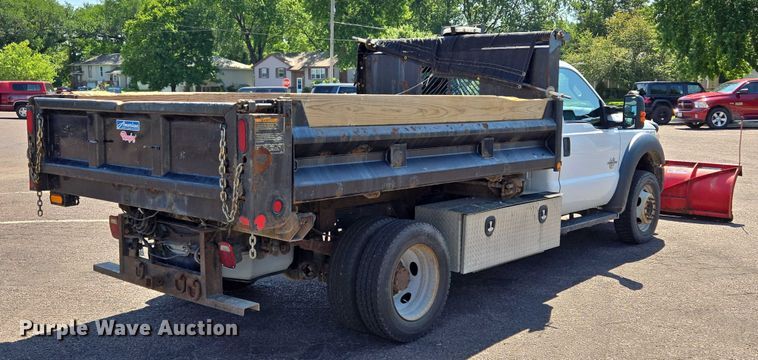 image for item EF1620 2014 Ford F450 Super Duty XL dump truck