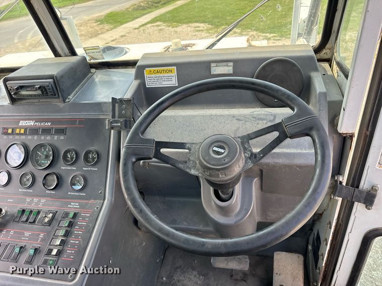 image for item EF2093 2001 Elgin Pelican Series P street sweeper truck