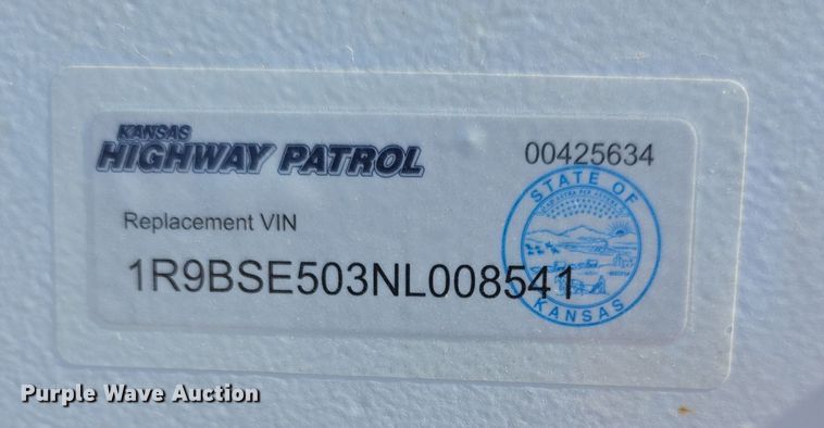 image for item EF3574 1992 Ranco bottom dump trailer