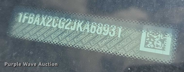 image for item EF3586 2018 Ford Transit 350 van