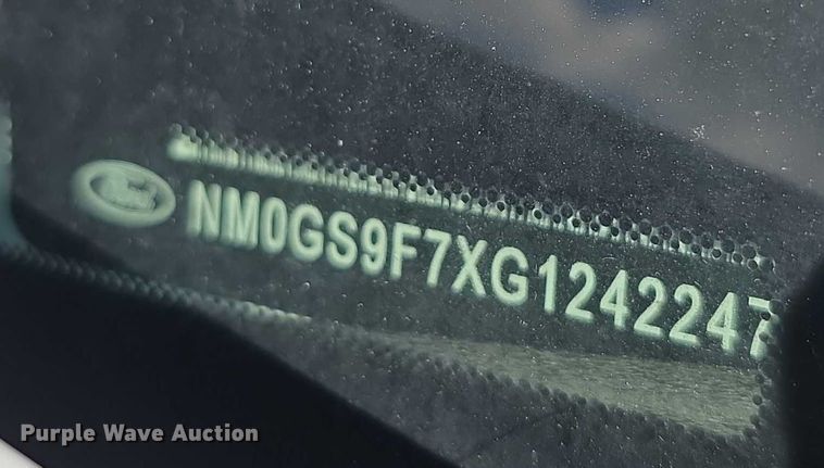 image for item EF3588 2016 Ford Transit Connect XLT van