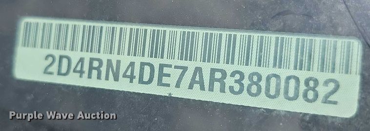 image for item EF3589 2010 Dodge Grand Caravan SE van